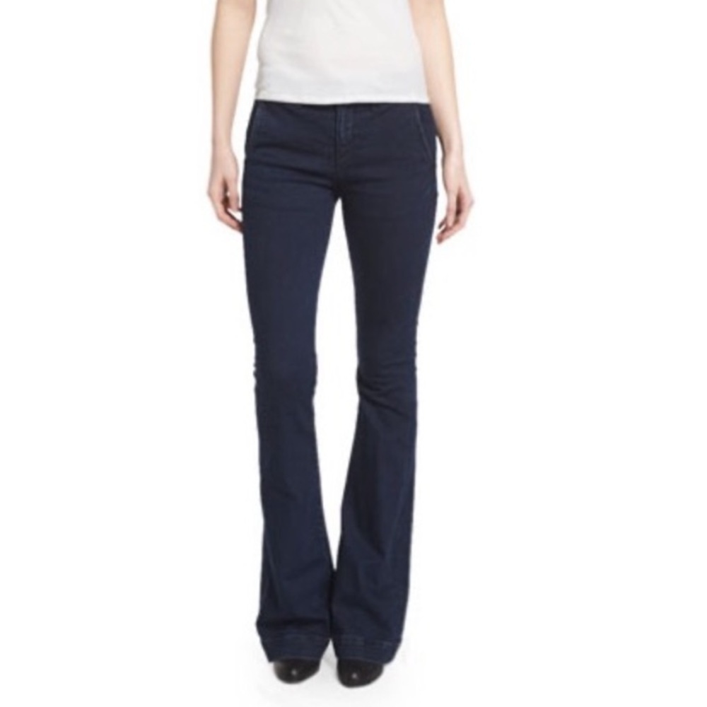 Dark wash blue Rag & Bone Rivington Denim Trouser -bell bottom jeans size 29